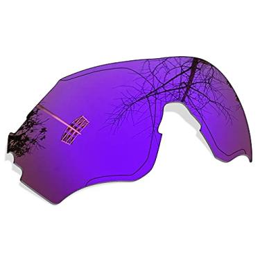 Imagem de Bsymbo Lentes roxas de substituição para óculos de sol Oakley EVZero Range Asian Fit OO9337, Roxo, 0