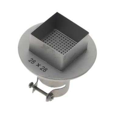 Imagem de 850 bico de ar quente formato quadrado estação de solda de ar quente bga ferramenta de reparo acessório para retrabalho bico de máquina de calor, 28x28mm