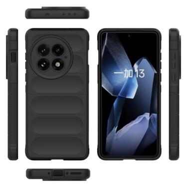 Imagem de Elubugod Capa compatível com OnePlus 13, capa para celular TPU macia compatível com OnePlus 13 5G PJZ110 capa preta