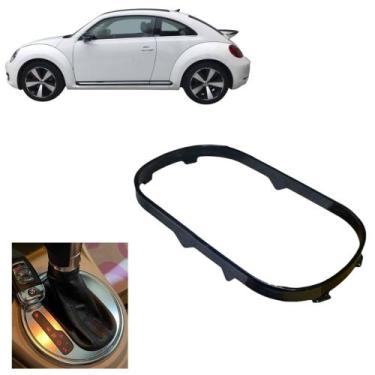 Imagem de Aro / Moldura Da Base Alavanca Câmbio Automático Novo Fusca Tsi 2013 À