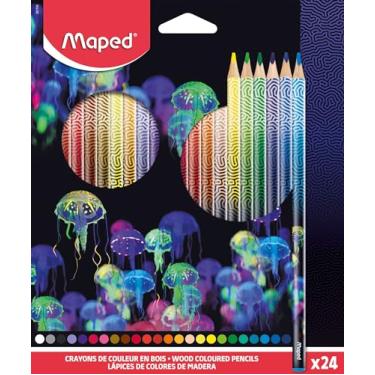 Imagem de Lápis de Cor Deepsea Paradise, 24 Cores, Maped