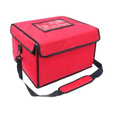Imagem de DimyFew Pizza Develivey Bag Pizza mais quente de transporte de estojo de estojo Bolsa de entrega de alimentos para profissional