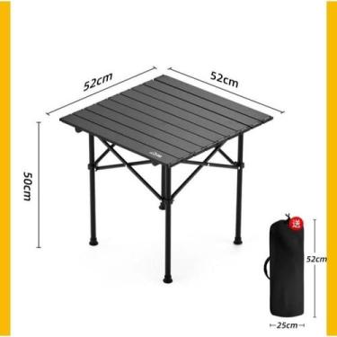 Imagem de Mesa dobrável Portátil desmontável Acampamento Camping 52cm x50 cm - I