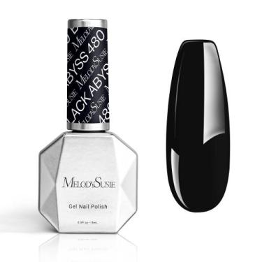 Imagem de Verniz em Gel MelodySusie Black Abyss - 15ml - Secagem UV/LED