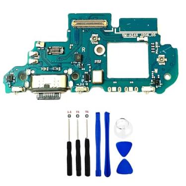 Imagem de Substituição do conector da base de carregamento para Samsung Galaxy A54 5G A546U SM-A546U1 Carregador USB PCB Board Módulo de cabo flexível com kit de ferramentas