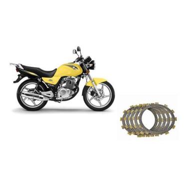 Imagem de Kit Disco De Embreagem Moto Suzuki Yes Intruder 125 (5 Pçs) - GOLD