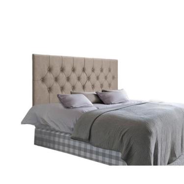 Imagem de Cabeceira Para Cama Box Queen 1.58 Painel Suspenso Estofado Com Capito