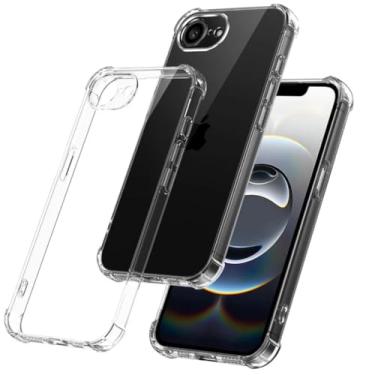 Imagem de Capa Capinha Anti Impacto Transparente Compatível Com iPhone 16e Tela de 6.1 Polegadas - Bluepink