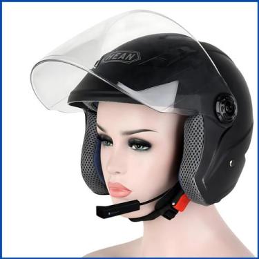 Imagem de Headset Fone Ouvido Bluetooth 4.0 Capacete Moto Mãos Livres Sem Fio Re