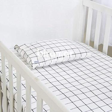 Imagem de Lençol para Berço 2 Peças Estampado Boston Preto - Lençol c/Elástico e Fronha, Biramar Baby, Preto, pacote de 2