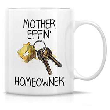 Imagem de Caneca engraçada Retreez – Canecas de café de cerâmica mãe Effin para casa nova de aquecimento de casa 325 ml – Divertidas, sarcasmo, sarcástica, motivacional, presentes de aniversário inspiradores para amigos, colegas de trabalho, pai mãe dela