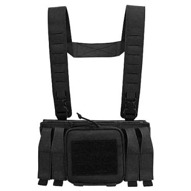 Imagem de HINFWOOD Equipamento tático de peito 1000D Nylon com bolsa Mag 556/762 9 mm Molle Pouch para Airsoft Outdoor Hunting