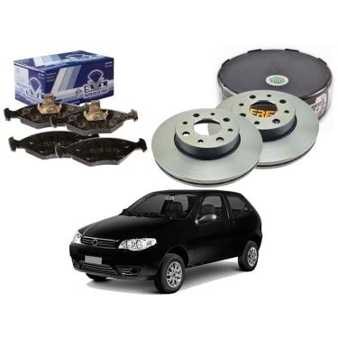 Imagem de Kit disco pastilha freio dianteiro fremax original fiat palio 1.0 1.4 2005 A 2009