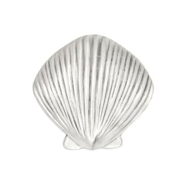 Imagem de Costello Coastal Knobs - Puxador de armário de concha (médio) | Coleção de estanho de artista | Cozinha, quarto, sala de estar, armários de banheiro e ferragens de gavetas