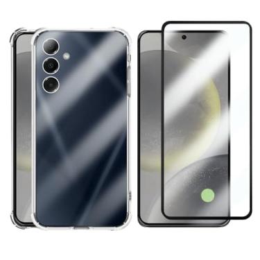 Imagem de Kit Capa Anti Impacto e Película De Vidro 3D 9D Para Samsung Galaxy S24 Plus