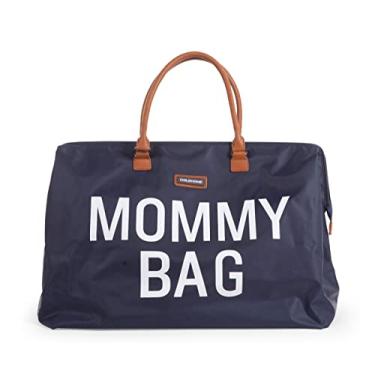 Imagem de Bolsa infantil para mamãe grande – Bolsa de viagem para fraldas de bebê grande e funcional para cuidados com o bebê., Azul marino, Standard