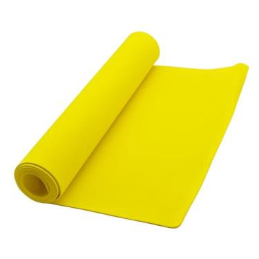 Imagem de QIDIWIN Rolo De Espuma Eva Qidiwin, Alta Densidade 85 Kg/M³, 2 Mm Espessura, 122 Cm X 35,5 Cm, Ideal Para Cosplay, Artesanato E Projetos "Faça Você Mesmo" (Amarelo, 1 Peça)