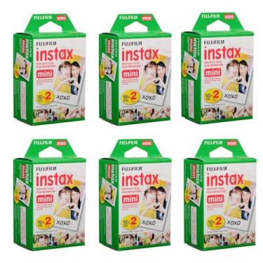 Imagem de Fujifilm Instax Mini filme instantâneo (6 pacotes duplos, 120 imagens no total) para câmeras Instax