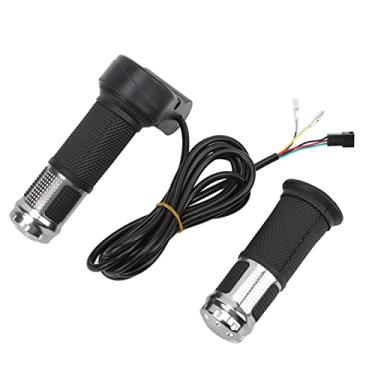 Imagem de Twist acelerador de garganta de bicicleta Bike Gripter Speed ​​Speed ​​Speed ​​para veículos elétricos Material de plástico universal 23mm Diâmetro do guidão 281g Peso (Prata)