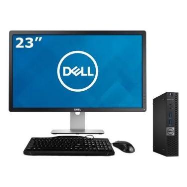 Imagem de Cpu Dell 3050 Mini Core I3 8gb 240ssd Win 11  Monitor 23pol
