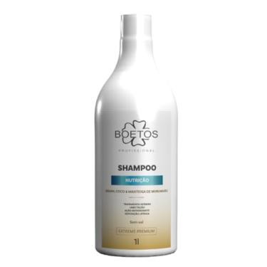 Imagem de Boetos Profissional, Shampoo 1L Nutrição Argan, Coco e Murumuru Boetos