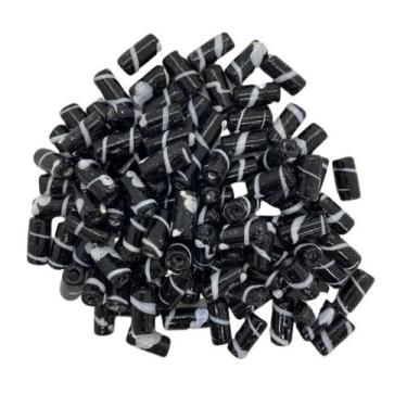 Imagem de Kit Com 10 Firmas 22 Mm Preto E Branco Murano Guias - Bialluz Presente