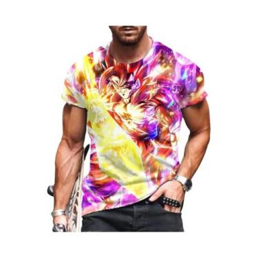 Imagem de Camiseta Oversized Dragon Ball Z - Vegeta e Goku - Estilo Harajuku Hip