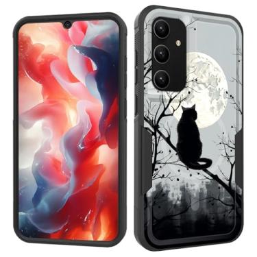 Imagem de ZQLPLZR Capa magnética para Galaxy A36/A56 5G, [compatível com MagSafe] [proteção contra quedas de grau militar] Capa de telefone resistente à prova de choque para Samsung Galaxy A36/A56 5G, gato