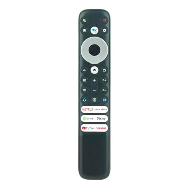 Imagem de ALLIMITY RC902V-FMRB Controle remoto de substituição por voz compatível com TCL 1080p Full HD Smart TV com tecla de atalho Netflix Prime-Video Guard Disney+ YouTube