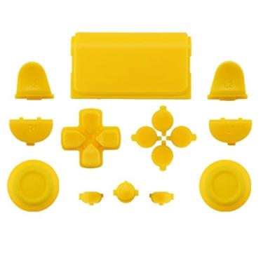 Imagem de WPS Touch Pad Thumbsticks Dpad Home conjunto completo de peças de substituição para PS4 PlayStation 4 Dualshock 4 Controller Shell (para controladores GEN 1), Amarelo