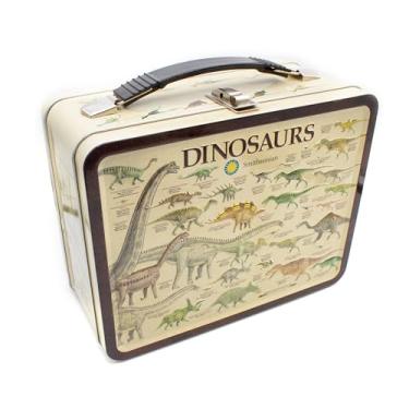 Imagem de Aquarius Smithsonian Dinosaurs Large Gen 2 Tin Storage Fun Box Multicolor, 8"