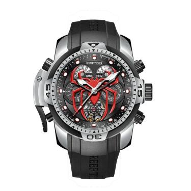 Imagem de Relógio Masculino Reef Tiger Rga3532sp à Prova D'água Vermelho