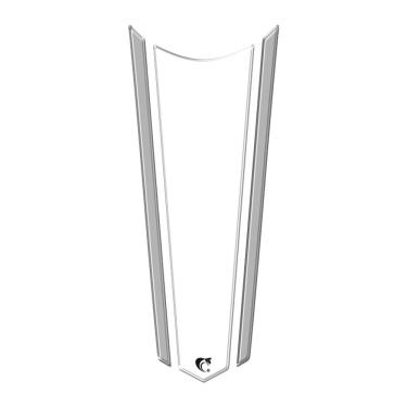 Imagem de Adesivo Faixa Gravata Resinado Tanque Moto Honda Cinza Cinza2