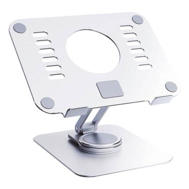 Imagem de Suporte Para Tablet Acrílico E Alumínio Ajustável 360º Giratório