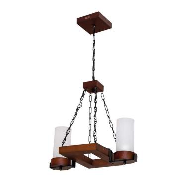 Imagem de Lustre Country Envelhecido 2 Lâmpadas 1202e - Luminárias Müller