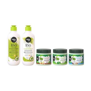 Imagem de Salon Line Kit Máscara + Creme para Pentear Meu Liso Antiporosidade
