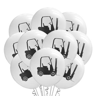 Imagem de Malayan Products Forklift Operator Balloons 12 Count Latex, Warehouse Birthday Decorations, Lift Truck Theme Party, Manufacturing Logistics Ideas, 12Inch Standard Size