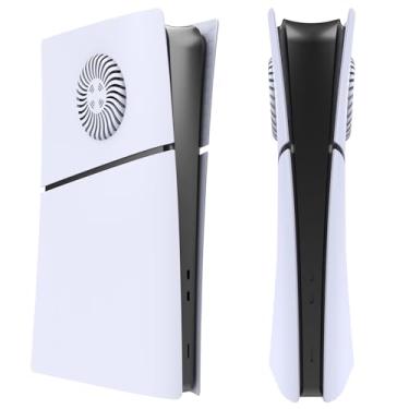 Imagem de IMOFEE Capas De Edição Digital Com Saídas Ar Para O Novo Console Ps5 Slim, Painéis Concha Compatíveis Acessórios Do Playstation 5, Placa Frontal Substituição Protetora (Branca)