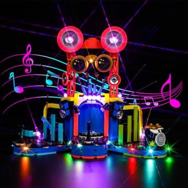 Imagem de Hilighting Kit De Iluminação Led Atualizado Para O Conjunto Construção Show Talentos Musicais Lego Heartlake City, Versão Controle Compatível Com 42616 (Modelo Não Incluído)