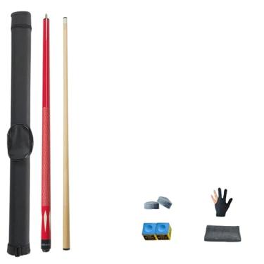 Imagem de Taco de bilhar de bordo de 1/2 - bastão de piscina de bordo canadense, 147 cm/58 pol, bastões de taco de bilhar profissionais para adultos, conjunto de tacos de sinuca com bastões duráveis (taco de