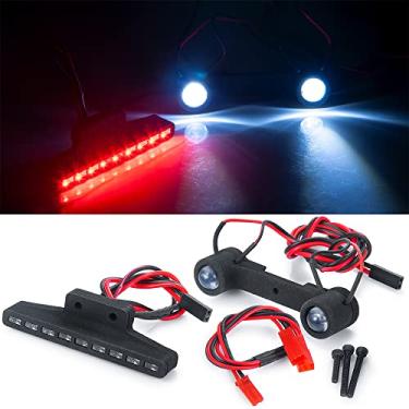 Imagem de Generic Kit De Luzes Led Rc 1:16, Faróis Traseiros E Lanternas Dianteiras/Traseiras, Atualizações Para Caminhão Mini E-Rveo Em Escala 1/16