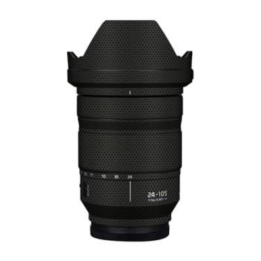 Imagem de Skin Lens Camera Skin Wrap Vinil Protetor Adesivo Acessórios de Fotografia para Panasonic Lumix S 24-105mm F4 24 105 (Matrix Preto)