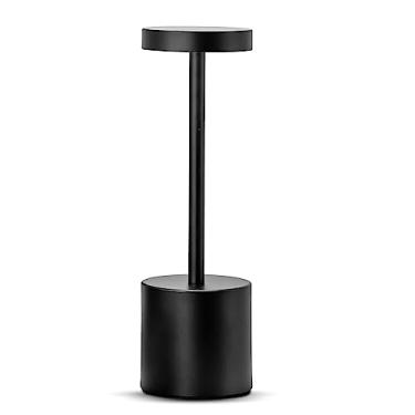 Imagem de DYSMIO Luminárias De Mesa Sem Fio - Luz Led Dourada Com Escurecimento Contínuo 3 Cores Por Toque. Lâmpada Elegante Para Ambientes Internos E Externos, Design Arredondado Casa, Restaurante Muito Mais