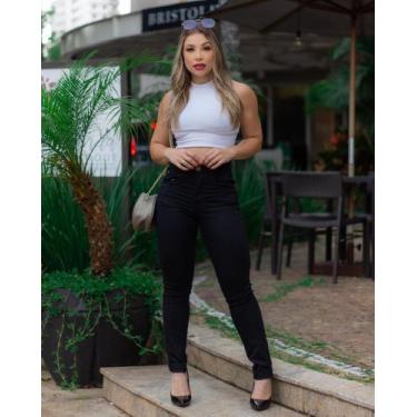 Imagem de Calça Jeans Skinny Preta 3975 - Sairaf, 42