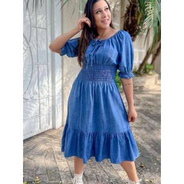 Imagem de Vestido jeans godeiznho - GK fashion, G