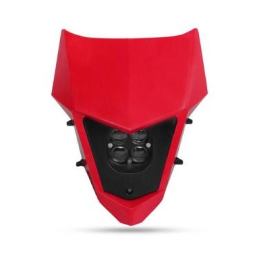 Imagem de Farol Led 40W Branco Amarelo C/ Carenagem Biker Crf 250f Xr 250 Tornad