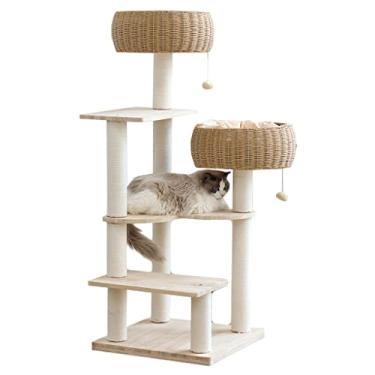 Imagem de Árvore para gatos grandes, resistente de 9 kg, árvores e torres para gatos,