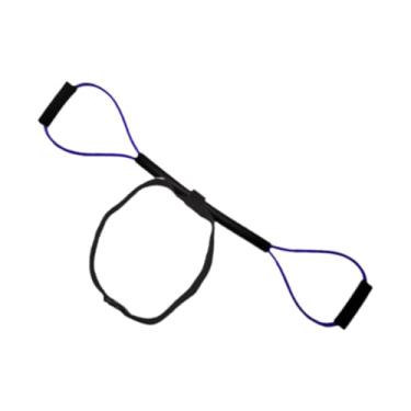 Imagem de kowaku Faixa de resistência para boxe, faixa de exercícios, 8 palavras, acessórios para exercícios de socos, equipamento de treinamento de boxe de sombra, Azul 25lb