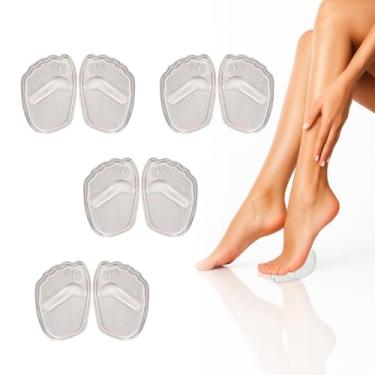 Imagem de Palmilha de Silicone com Almofada Metatarsal - Proteção Plantar Adesiva (4 Pares)