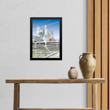 Imagem de Quadro Decorativo Puerto Madero - Argentina 45X34Cm